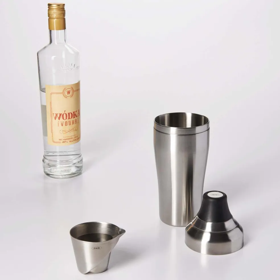 Medidor vertical de acero inoxidable OXO