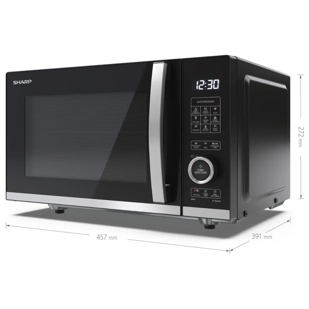 Microondas Digital con grill 20L Sharp