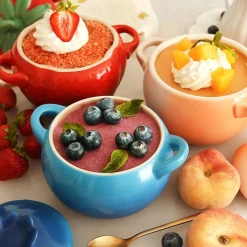 Mini cocotte cerámica frutas Le Creuset