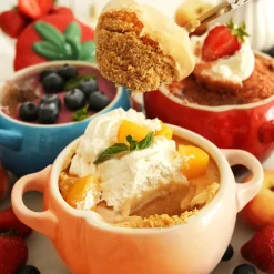 Mini cocotte cerámica frutas Le Creuset