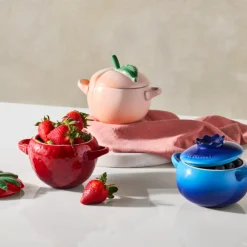Mini cocotte cerámica frutas Le Creuset