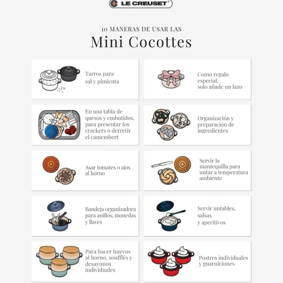 Mini cocotte cerámica Girasol Le Creuset