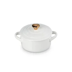 Mini cocotte pomo dorado Le Creuset