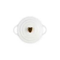 Mini cocotte pomo dorado Le Creuset