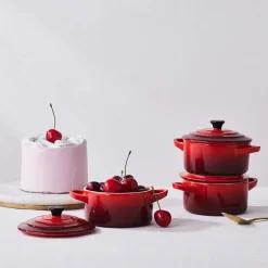 Mini-cocottes cerámicas Le Creuset