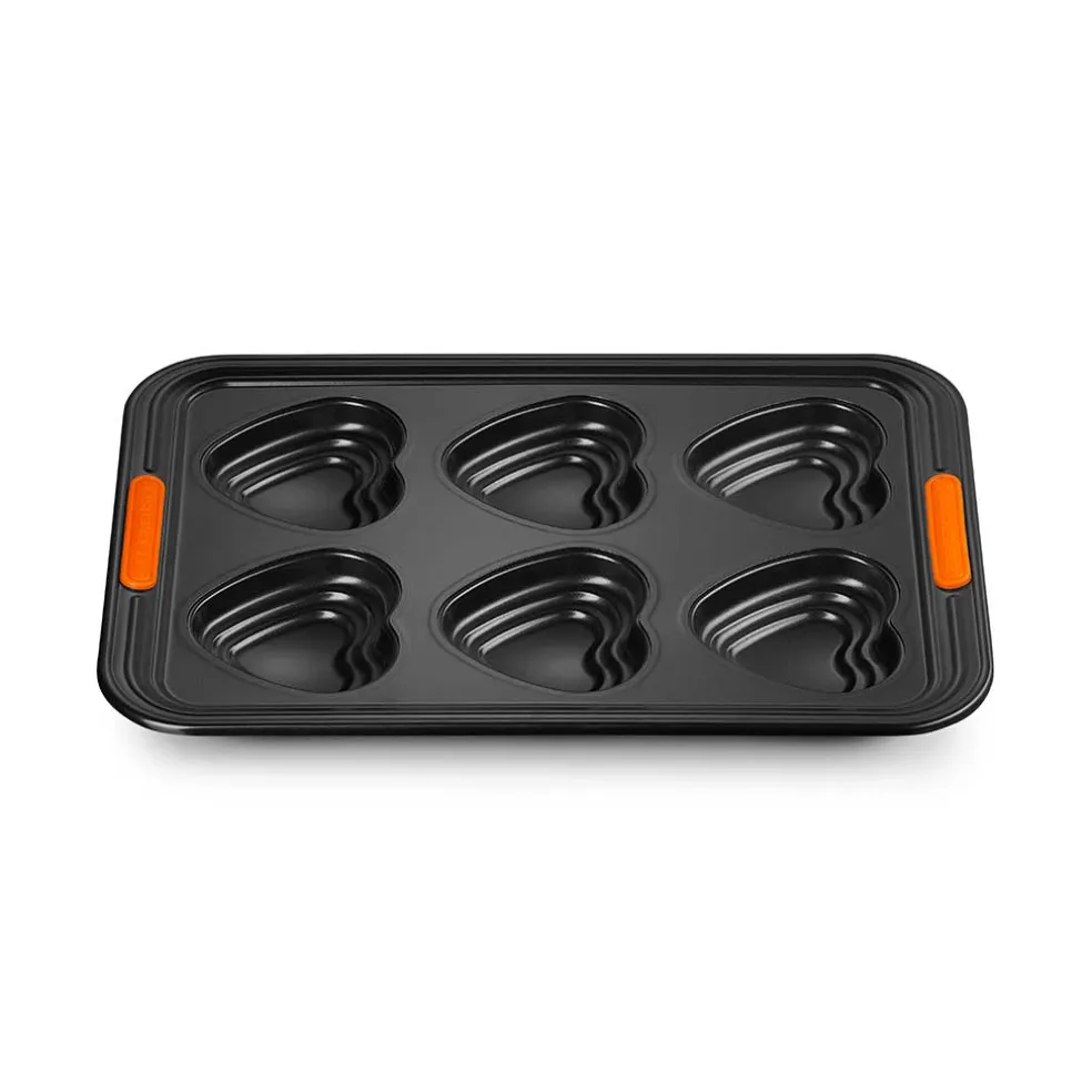 Molde antiadherente corazones Le Creuset