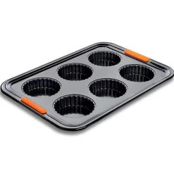 Molde antiadherente para tartaletas Le Creuset