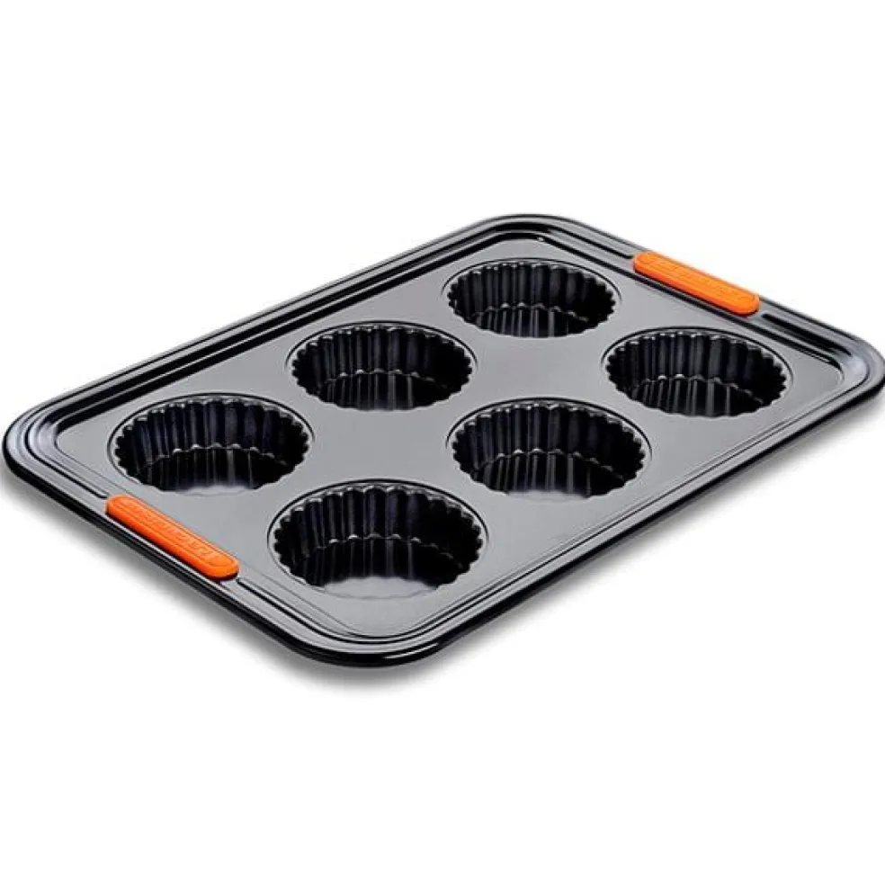 Molde antiadherente para tartaletas Le Creuset