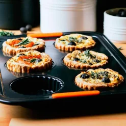 Molde antiadherente para tartaletas Le Creuset