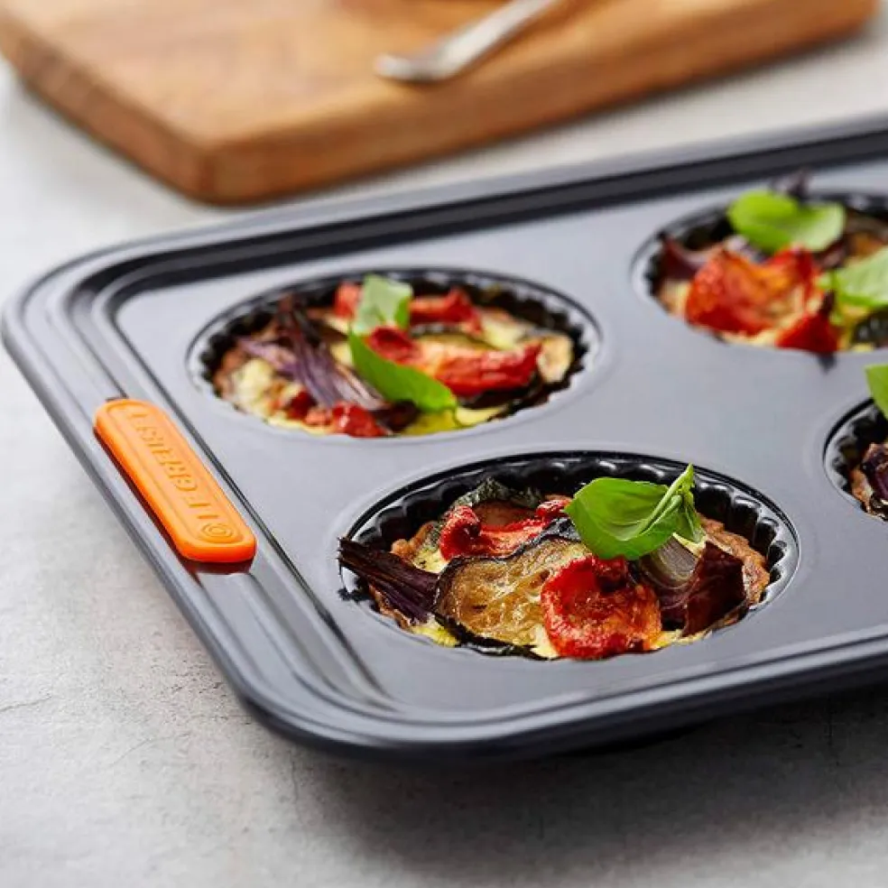 Molde antiadherente para tartaletas Le Creuset