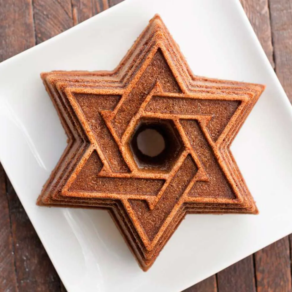 Molde bundt estrella de David Nordic Ware