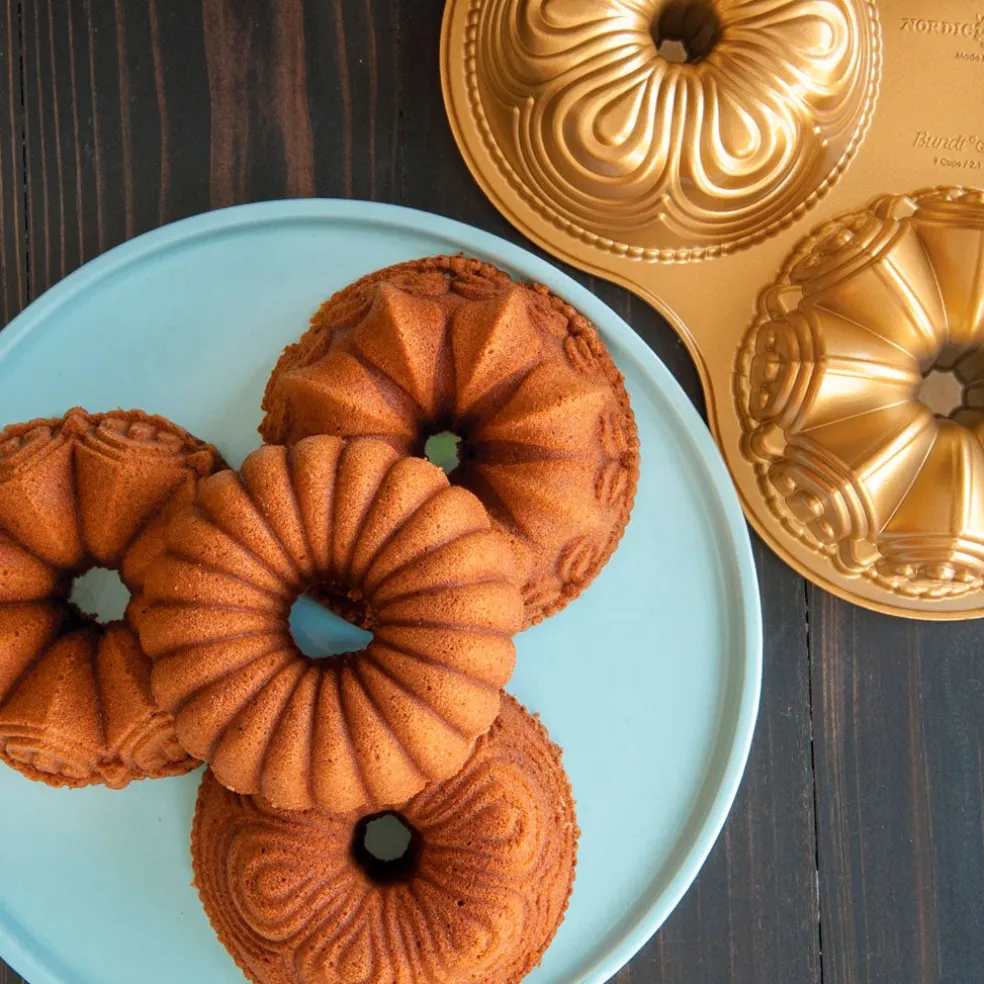 Molde Bundt Quartet 70 aniversario Nordic Ware