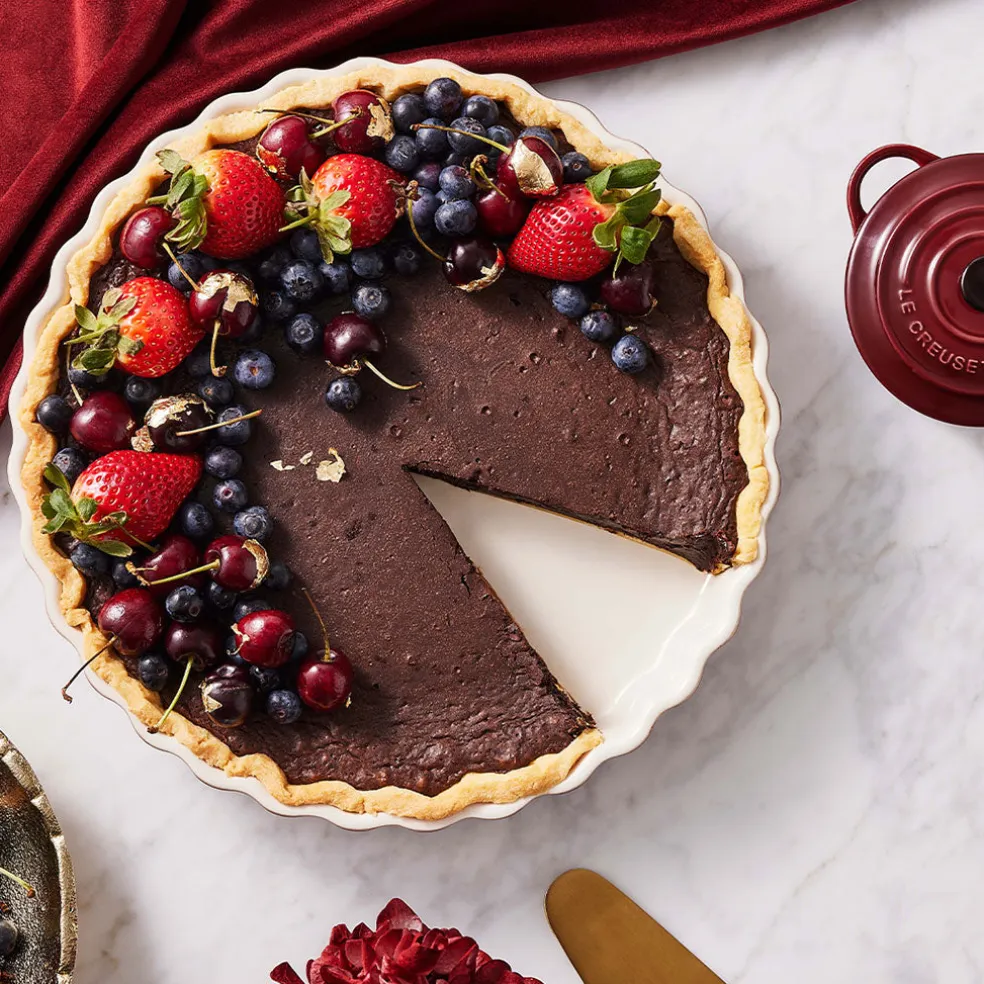 Molde cerámico para tartas y quiches Le Creuset