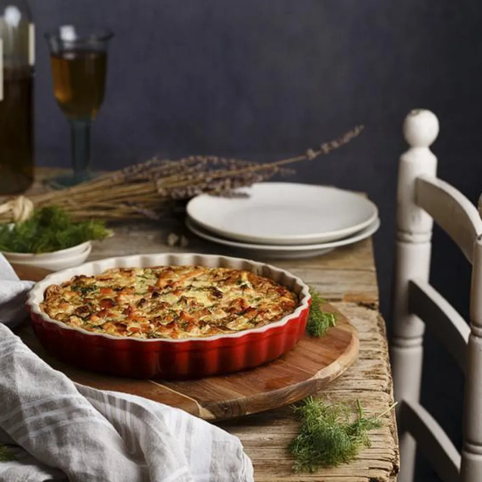 Molde cerámico para tartas y quiches Le Creuset