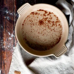 Molde cerámico redondo y fuente Le Creuset