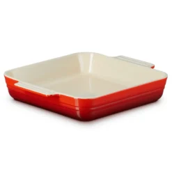 Molde cerámico tipo bandeja cuadrada Le Creuset