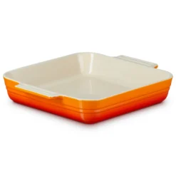 Molde cerámico tipo bandeja cuadrada Le Creuset