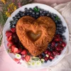 Molde corazón floral Bundt Nordic Ware