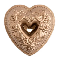 Molde corazón floral Bundt Nordic Ware