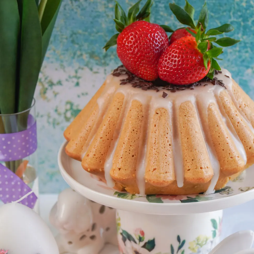 Molde de aluminio Lotus Bundt Nordic Ware