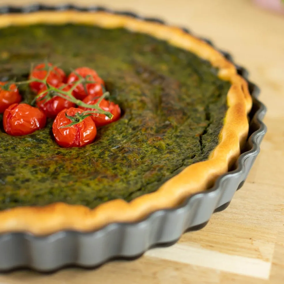 Molde de cristal antiadherente para tartas y quiches Easy Kuhn Rikon