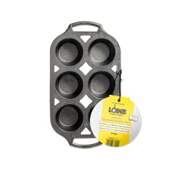 Molde de hierro para 6 muffins Lodge