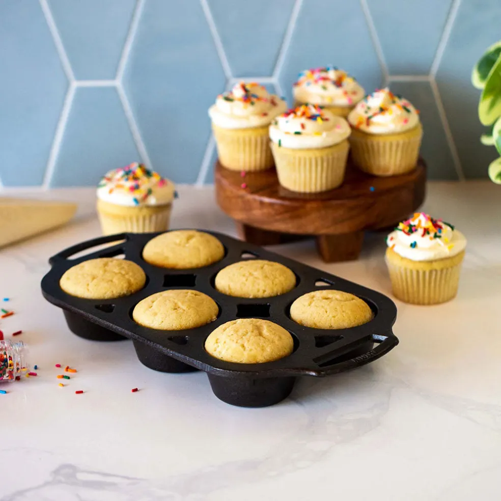 Molde de hierro para 6 muffins Lodge