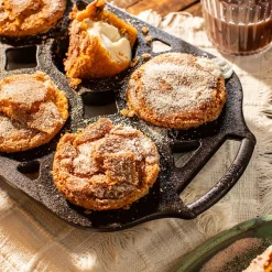 Molde de hierro para 6 muffins Lodge