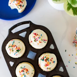 Molde de hierro para 6 muffins Lodge