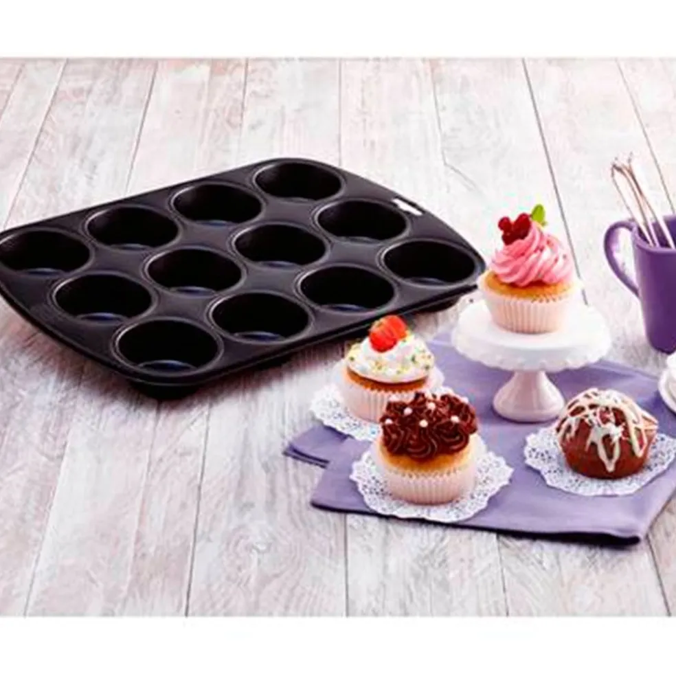 Molde de magdalenas y muffins Kaiser WMF (+pack 60 papeles gratis)