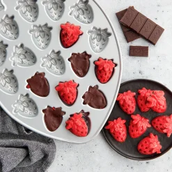 Molde fresas Bitelets Nordic Ware