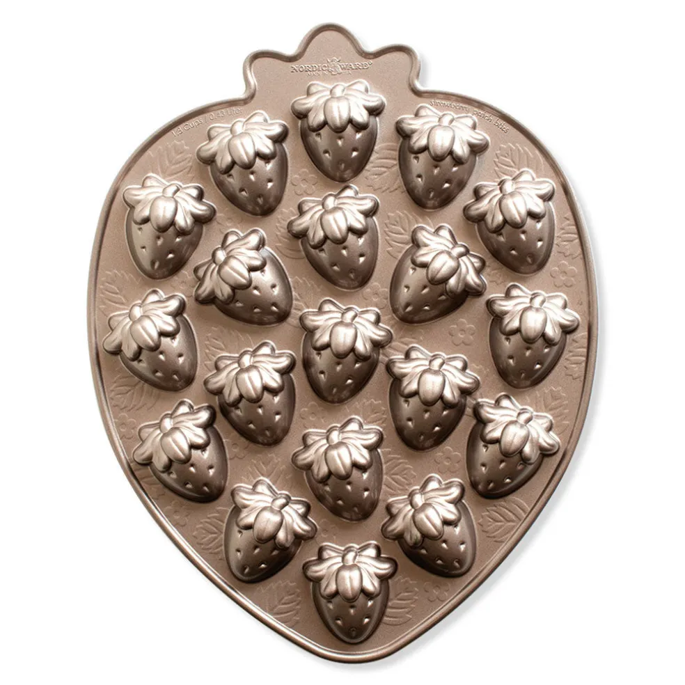Molde fresas Bitelets Nordic Ware