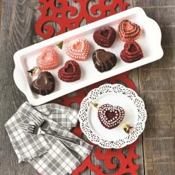 Molde mini Tiererd Heart de Nordic Ware