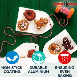 Molde para bizcochitos y pastas de te Nordic Ware