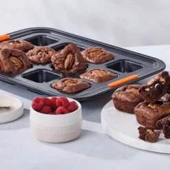 Molde para brownies, magdalenas cuadradas, sobaos y tartaletas Le Creuset