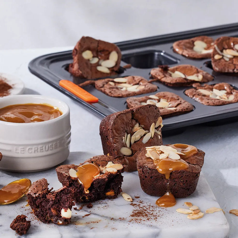 Molde para brownies, magdalenas cuadradas, sobaos y tartaletas Le Creuset
