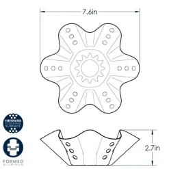 Molde para tortillas onduladas Nordic Ware