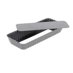 Molde rectangular antiadherente con base extraíble De Buyer