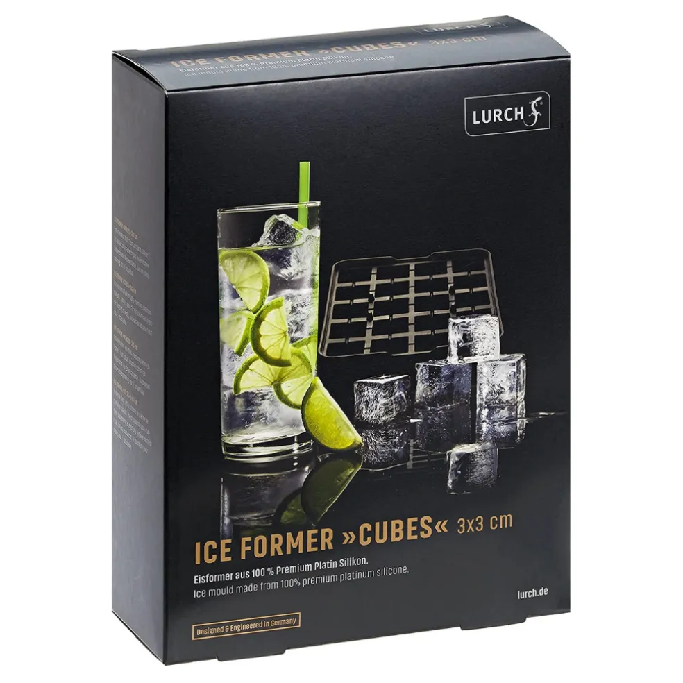 Moldes para cubitos de hielo cuadrados Ice Former de Lurch