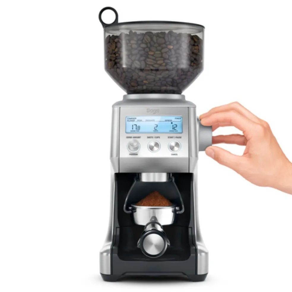 Molinillo de café eléctrico con pantalla LCD Smart Grinder™ Pro Sage