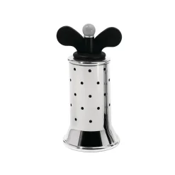 Molinillo de pimienta de acero y plástico Alessi