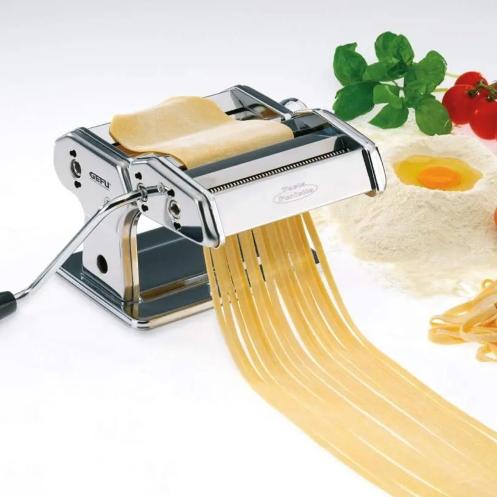 Máquina para pasta fresca de acero inoxidable Perfetta Gefu