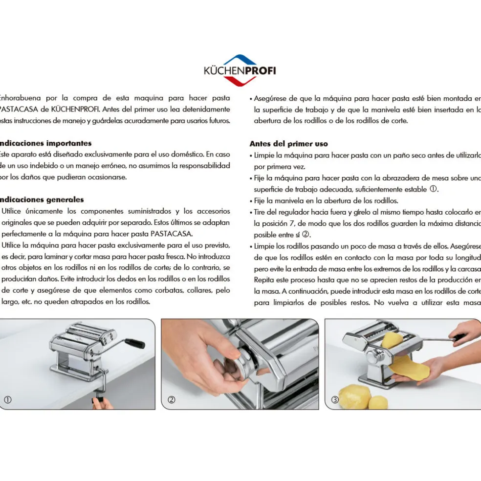 Máquina para pasta Kuchenprofi