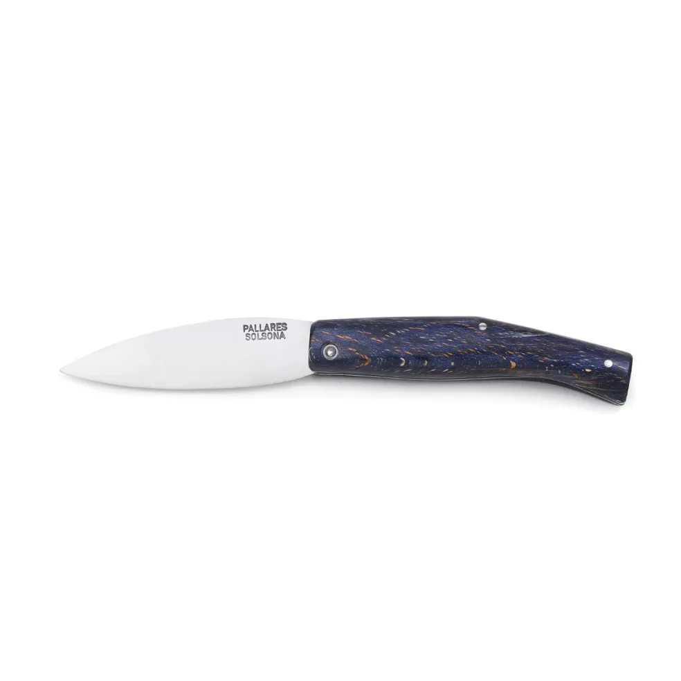 Navaja de acero inoxidable con mango de madera Pallarès