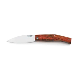 Navaja de acero inoxidable con mango de madera Pallarès