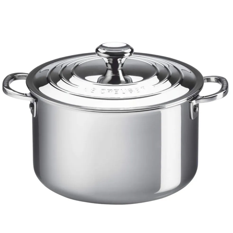 Olla acero inox con tapa 18 cm 3-PLY Le Creuset