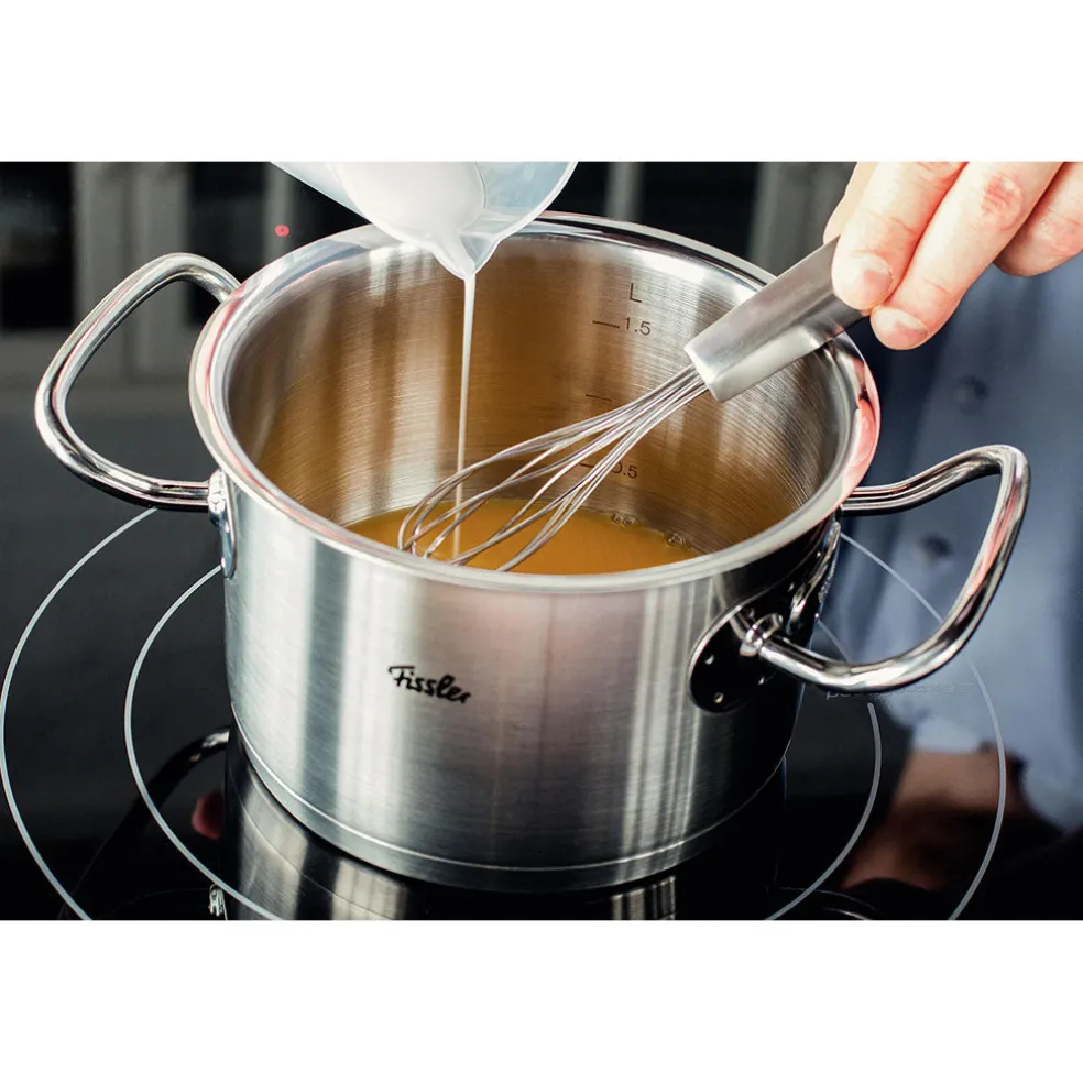 Olla acero inoxidable con tapa de cristal Original-Profi Collection® Fissler