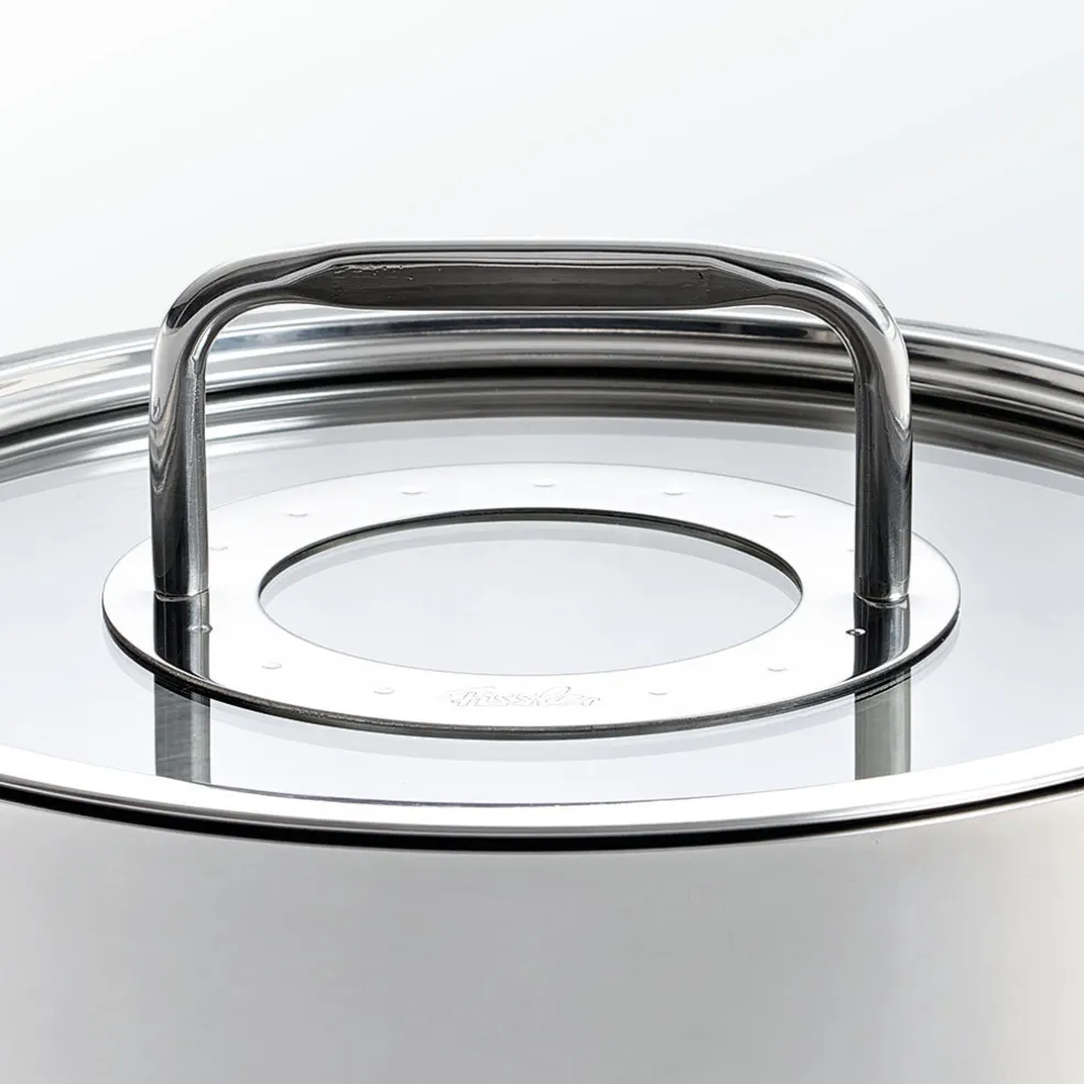 Olla alta de acero inoxidable con tapa Original-Profi Collection® Fissler