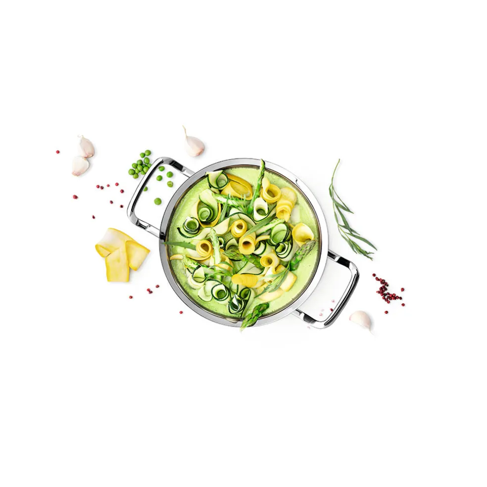 Olla alta de acero inoxidable con tapa Original-Profi Collection® Fissler
