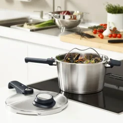 Olla a presión con cestillo (de 2,5 a 8 L) Vitavit Premium Fissler